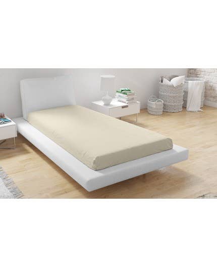 Mani Textile - Wholesale Duvet Cover - Beige Microfiber Fitted Sheet5