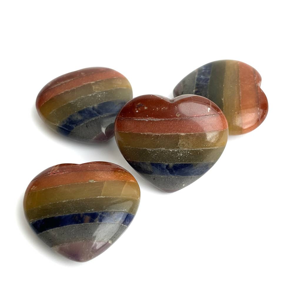 VIE – Großhandel Spiritueller Stein/Kristall – Kleines Kristallherz, 3 cm12