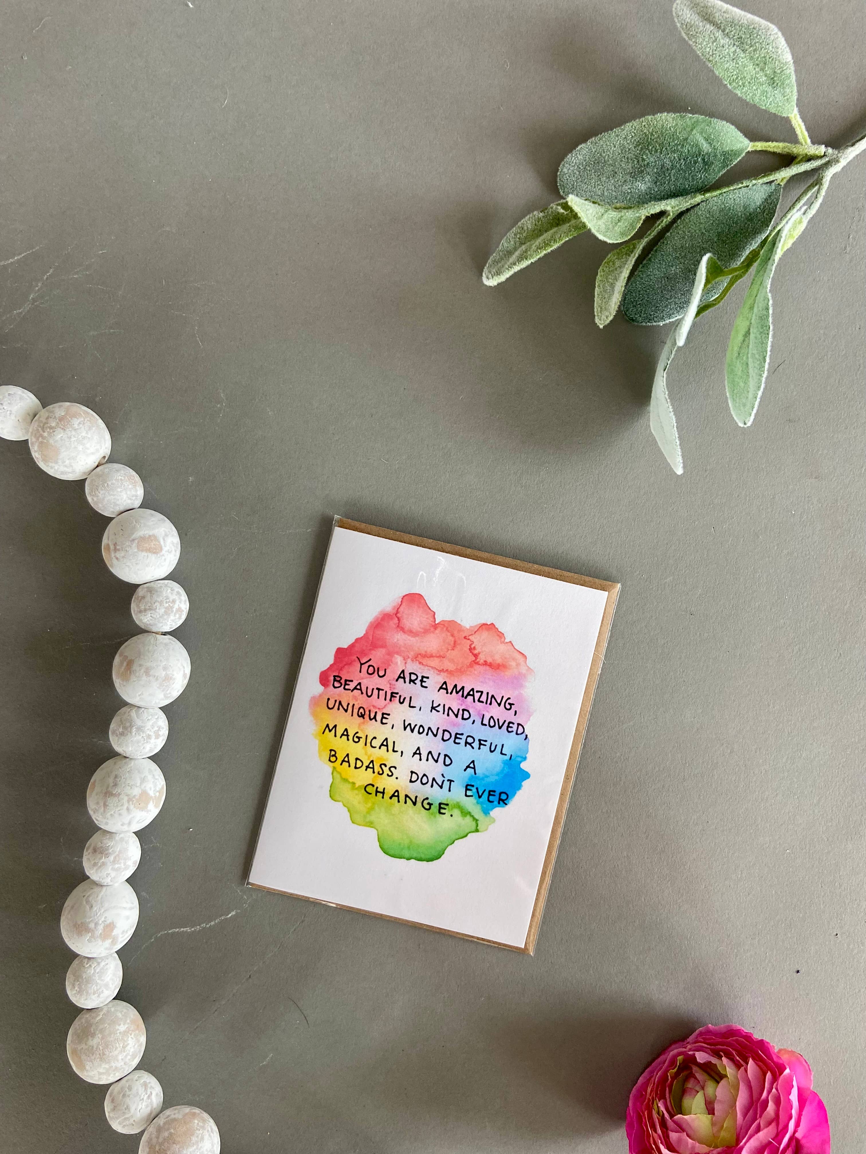 Ink + Splash – Engroshandel Opmuntringskort – Well Wishes Series - Badass1