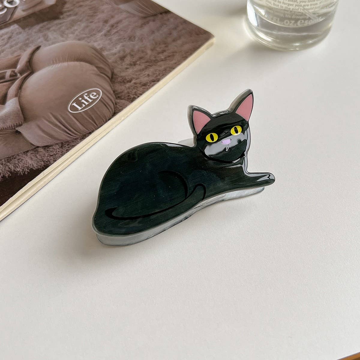 ACCITY - Wholesale Hair Clip - Women's - Cute Animal Hair Claw Cat & Dog Medium Shark Clip_CWAHA57010