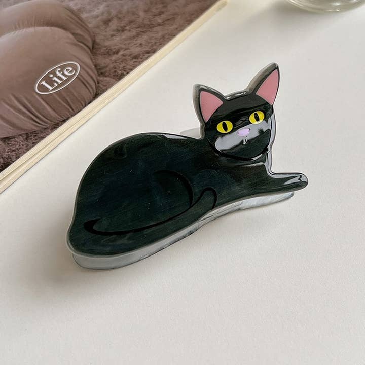 ACCITY - Wholesale Hair Clip - Women's - Cute Animal Hair Claw Cat & Dog Medium Shark Clip_CWAHA57010