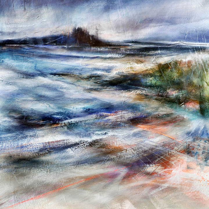 Greeting Card Towards Dunstanburgh for wholesale by Natural Partners Limited