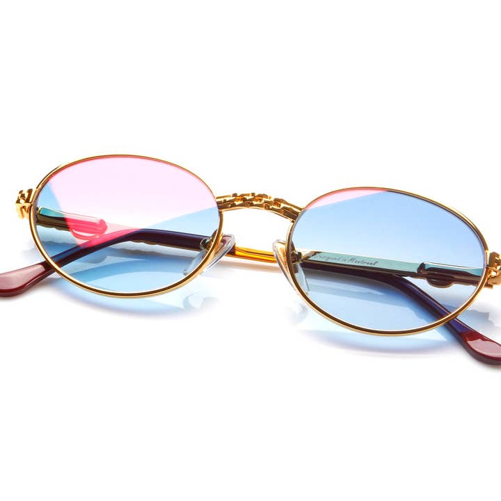 Pac Masterpiece 24 Karat Gold (Königsblau zweifarbig) für den Großhandel von Vintage Frames Company