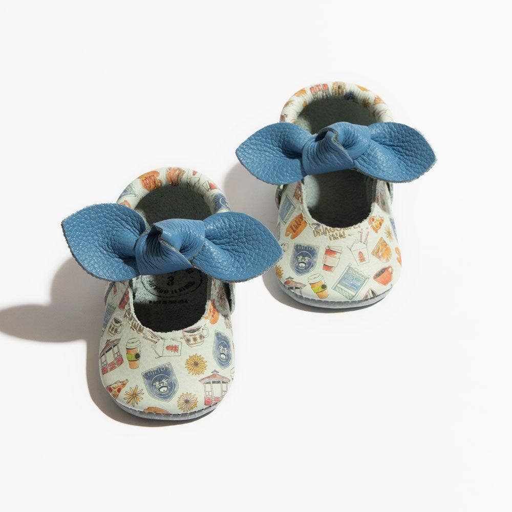 Freshly Picked - Wholesale Crib Shoes - Baby - Gilmore Girls Knotted Bow Baby Shoe0