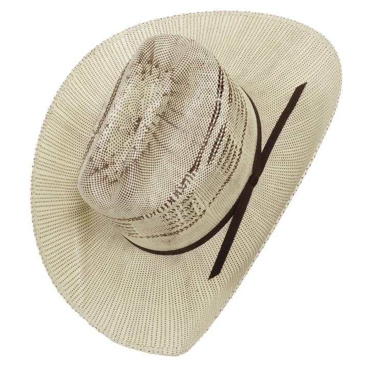 Ivory Straw Western Hat - Style American Trail | Open Sizing 12 for wholesale on Faire