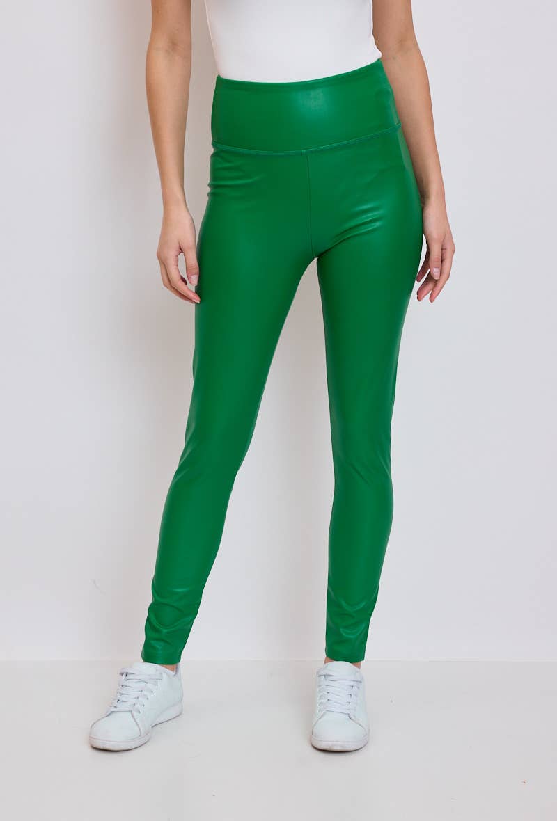 Orice - Wholesale Fashion Leggings - Women's - Slim faux leather leggings - Orice52