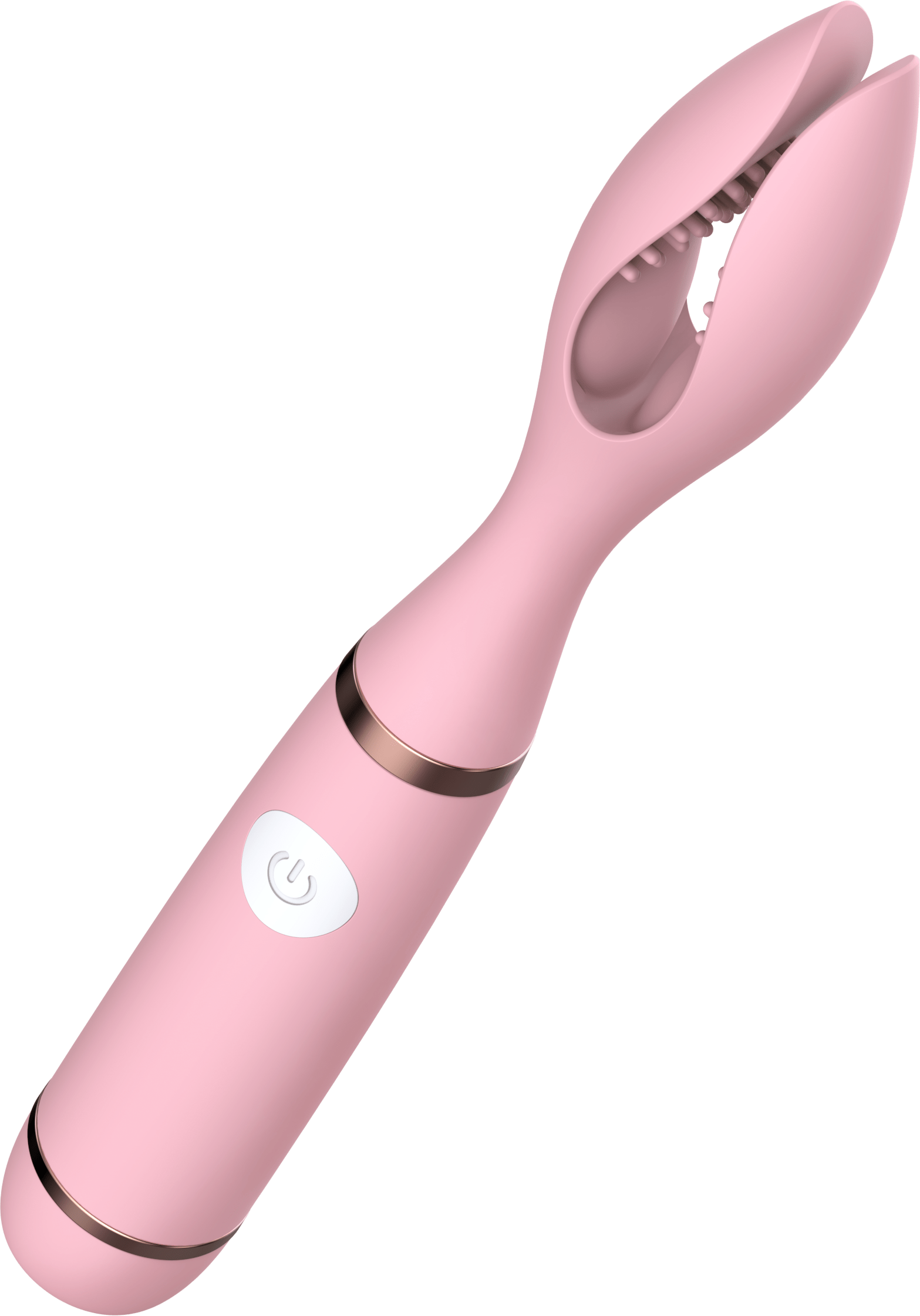 Kinky Pleasure - Wholesale Sex Toy - Power Escorts - BR164 - Couple Pleasure - Couple Vibrator - Rechargeable - Silicone - 19 × 2.75 CM - Pink4