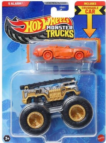 Empire Discount - Wholesale Toy Car/Truck - Kids - Mattel Hot Wheels Monster Truck 1:64 with Crushable Car1