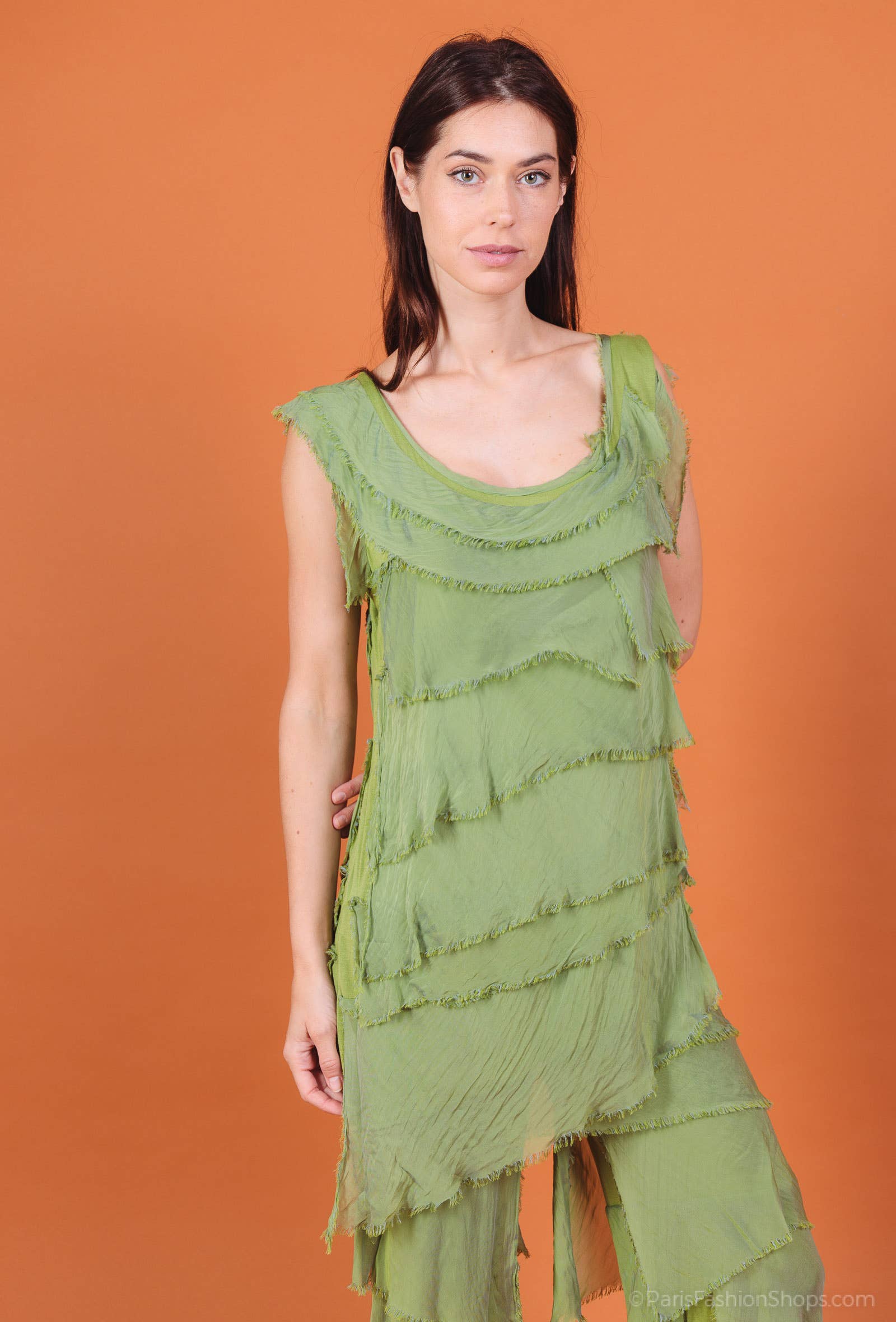 Shyloh - Wholesale Tunic - Women's - Ruffled Top 504837