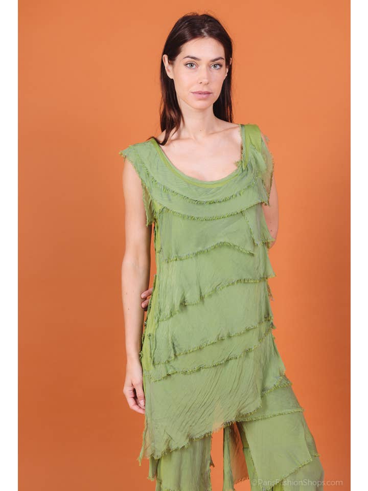 Shyloh - Wholesale Tunic - Women's - Ruffled Top 504837