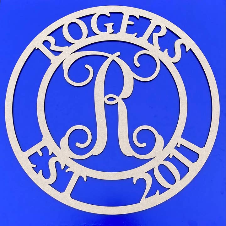 Unpainted Established Sign for wholesale by Ventures By M&M