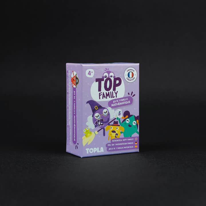 Topla - Venta al por mayor Juegos de cartas - Juego Top'Family de 7 familias geométricas