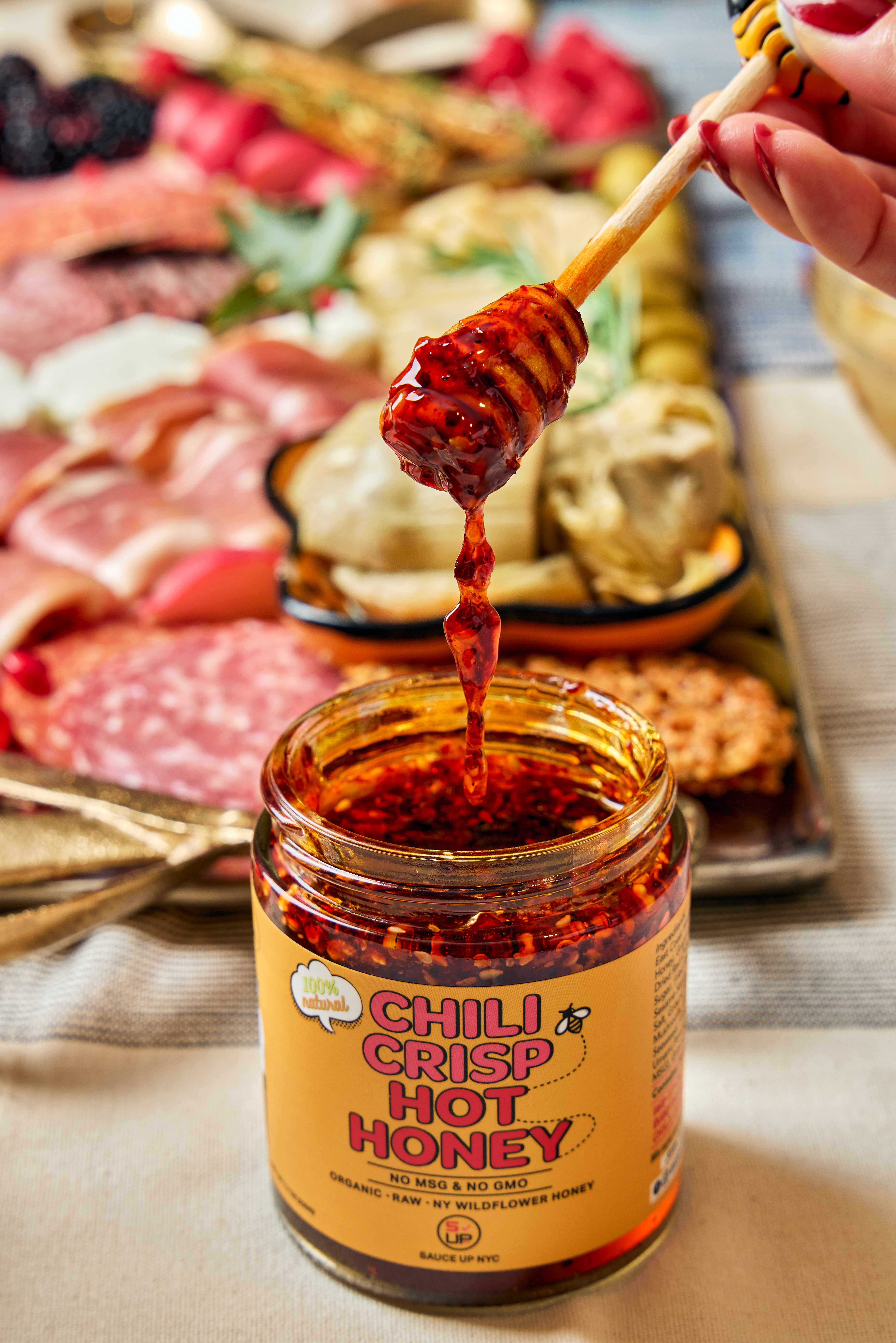 SAUCE UP NEW YORK - Vendita all'ingrosso Miele - Miele Artigianale Piccante al Chili Croccante 100% Naturale7