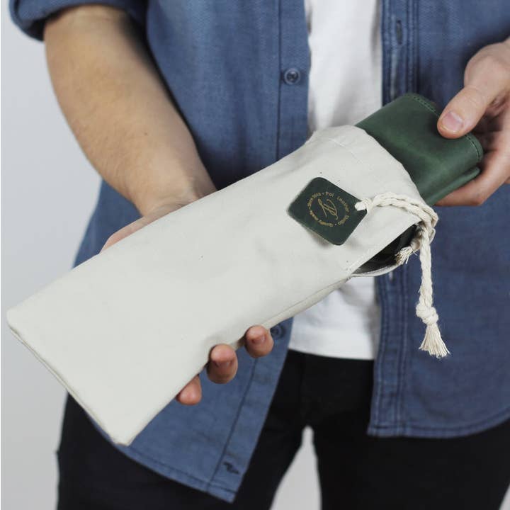 Pol Leather Studio – wholesale Pencil case/pouch – Paintbrush Roll Case Of Leather6