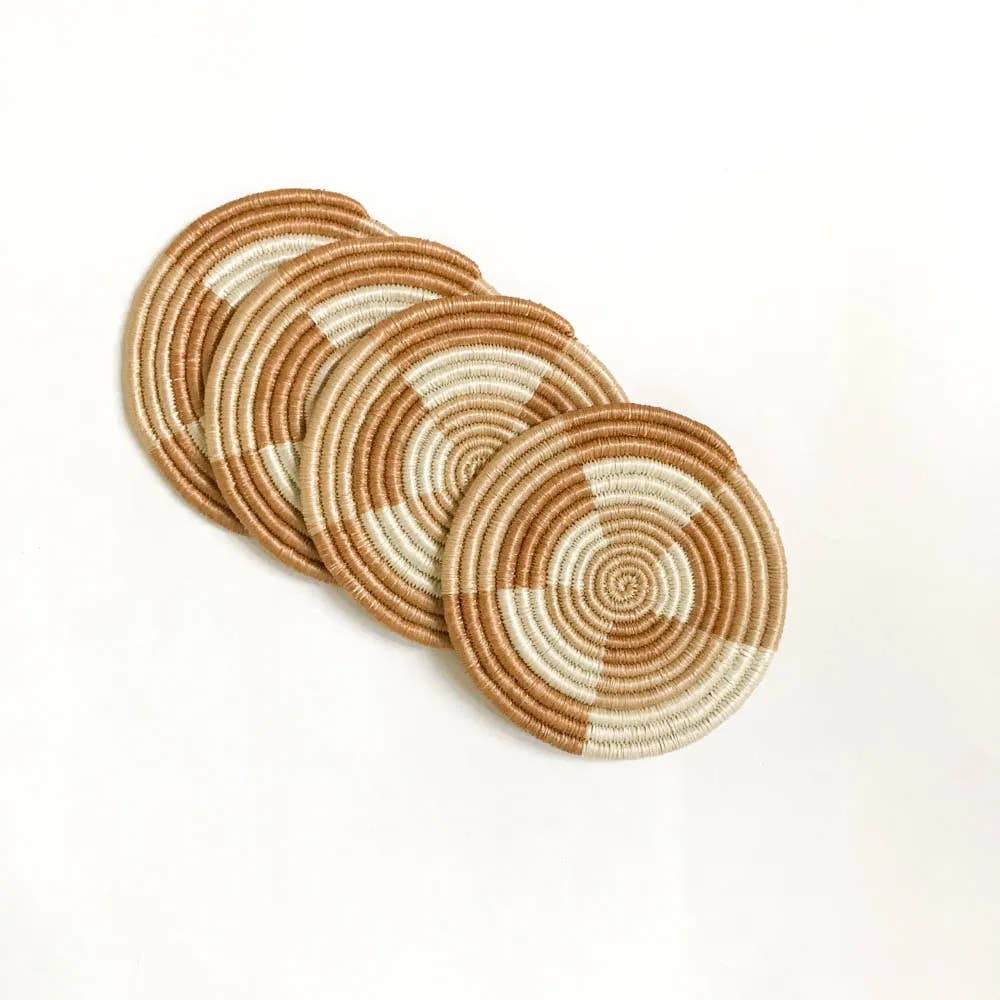 Azizi Life - Wholesale Coasters - New Hand Woven Coasters0