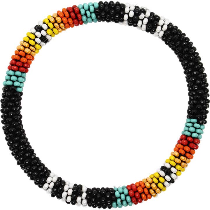 Rättvisemärkt Handgjort Nepal Fröpärlarmband 5-pack för wholesale av Lotus Sky Jewelry