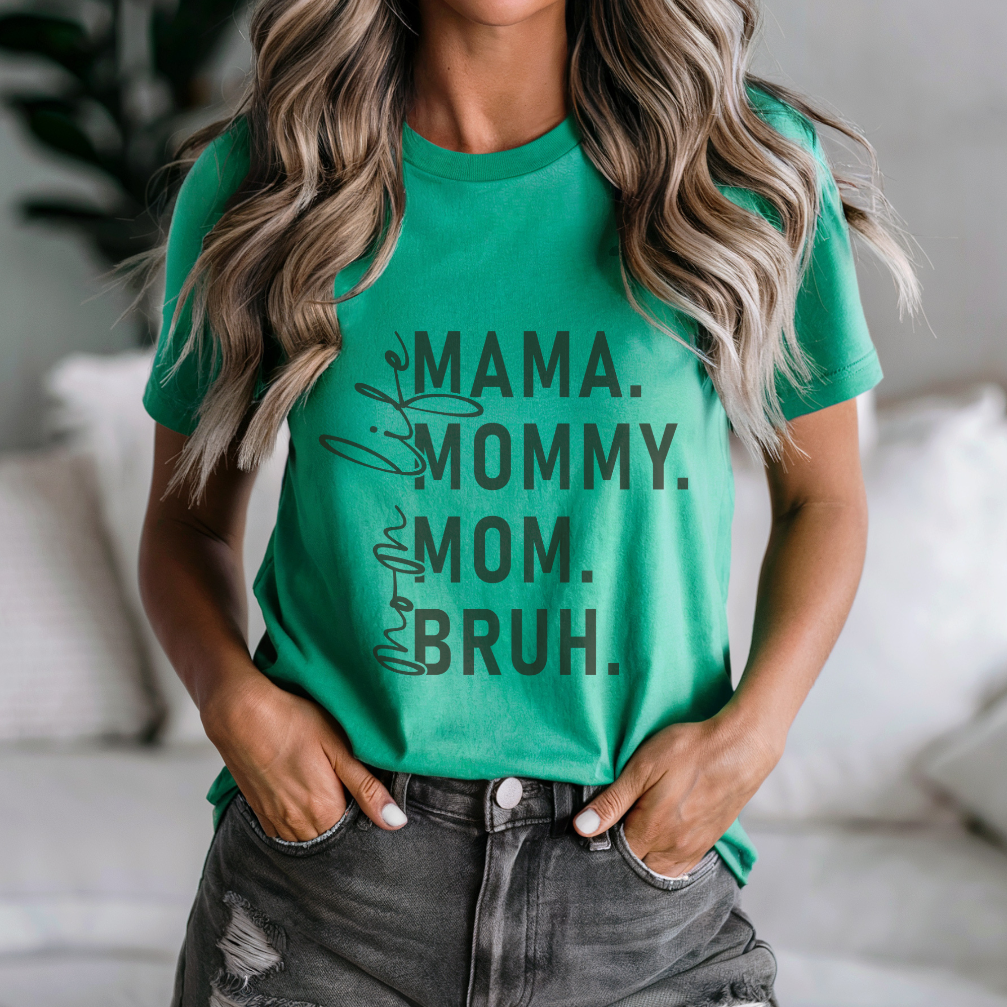 Trendznmore - Modern Graphic Apparel - Wholesale Screen Printed T-Shirt - Women's - Mom Life Mother's Day Graphic T-Shirt3