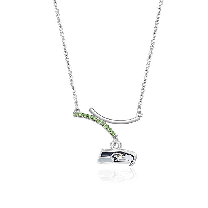 Simran International – Großhandel Kette mit Anhänger/Charm – NFL Seattle Seahawks Dual Infinity Halskette