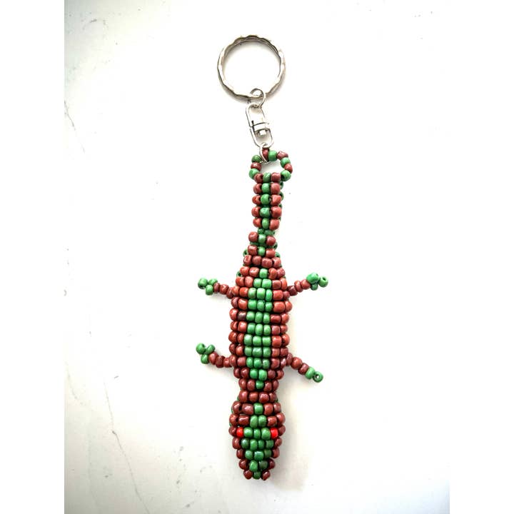 Erik & Mike - Wholesale Keychain - Unisex - Alligator keychain hand beaded assorted3