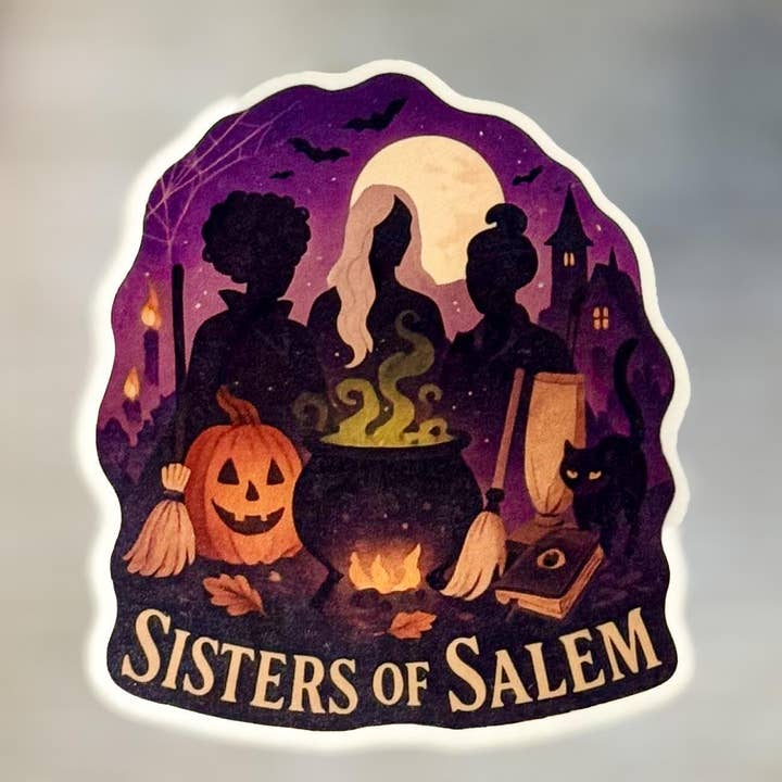 Hocus Pocus Inspired Halloween Witchy Vinyl Sticker for wholesale by The Wayward Finch