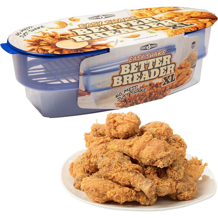 XL Original Better Breader Bowl - No Mess, Just Shake for wholesale by CucinaPro