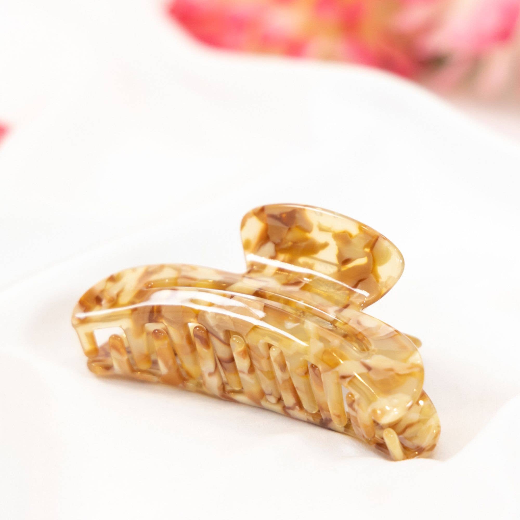 Axcessorize – Engroshandel Hårspænde - Dame – Hair Claw Clip - Akryl blandet halvmåne formet hår klo0