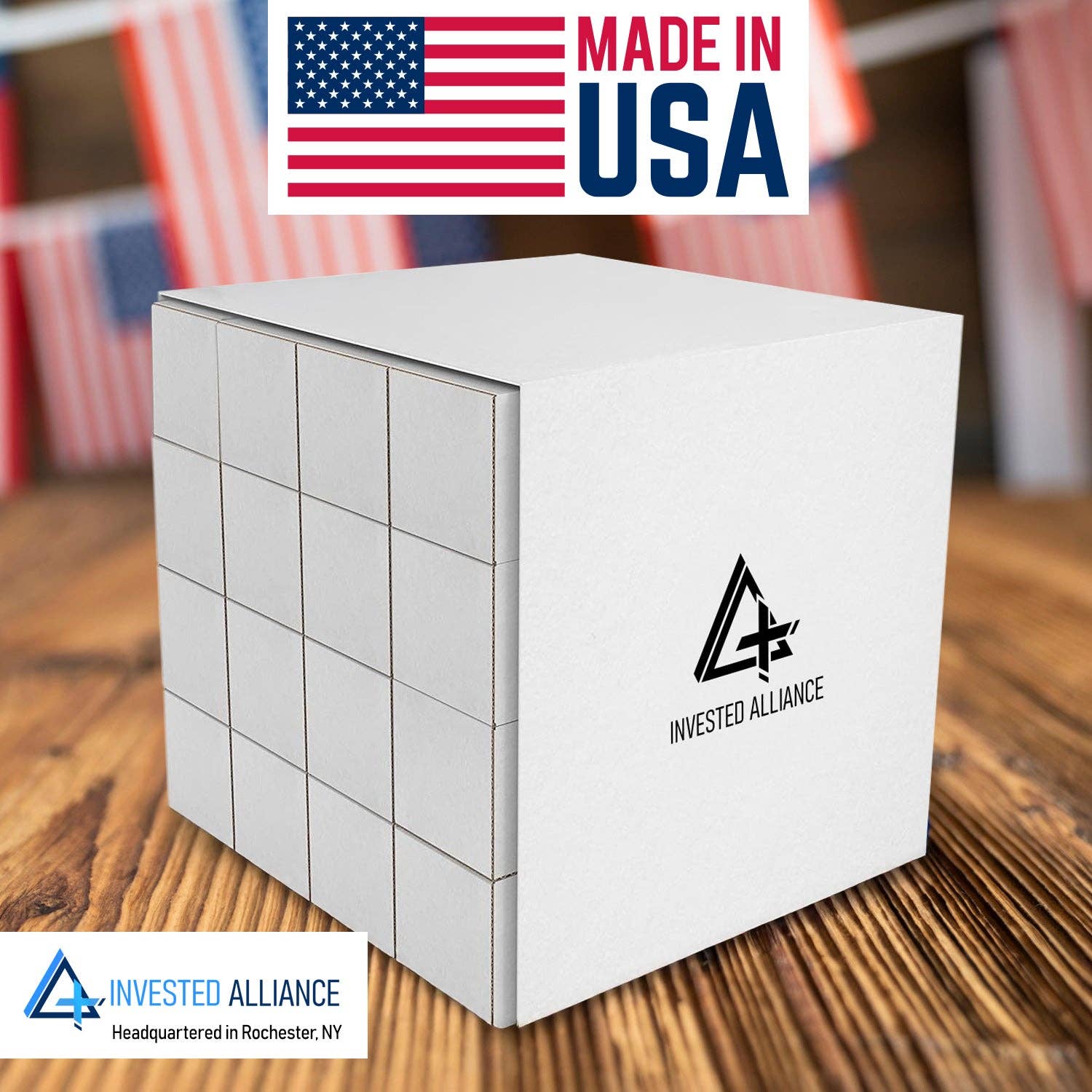Invested Alliance LLC - Wholesale Storage Bin - Premium Cardboard Storage Box For Trading Cards7