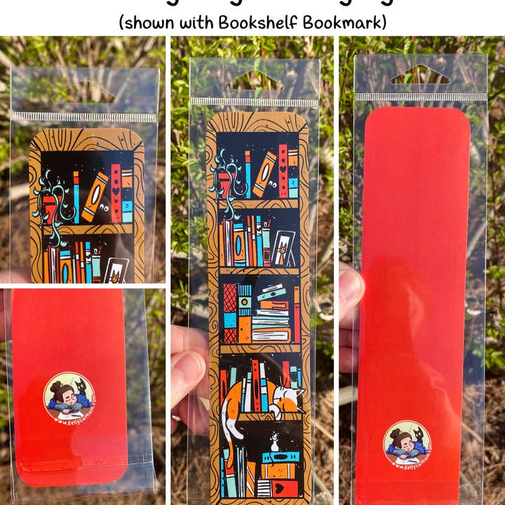 Kelly Latham Art - Wholesale Bookmark - Dog Reading Bookmark - Dachshund Cute Bookstore Gift Puppy6