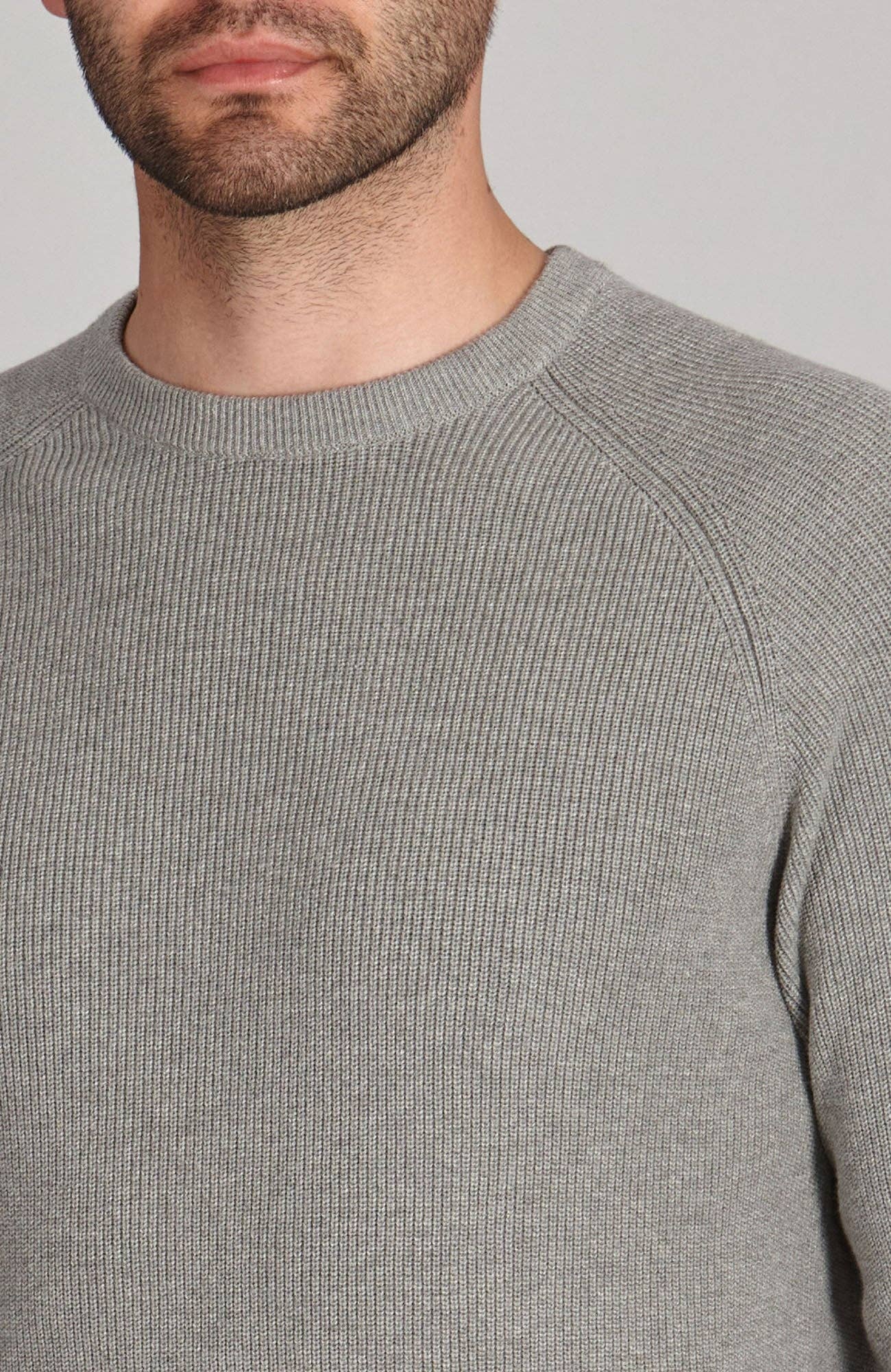 Paul James Knitwear - Wholesale Knitted jumper – Men′s - Mens Lightweight Cotton Fisherman Rib Jumper1