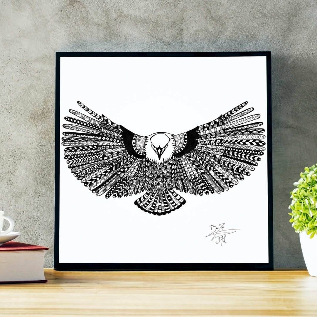 White Aigle Blanc & French Navy Blue Short Sleeve T-Shirt for wholesale on Faire2