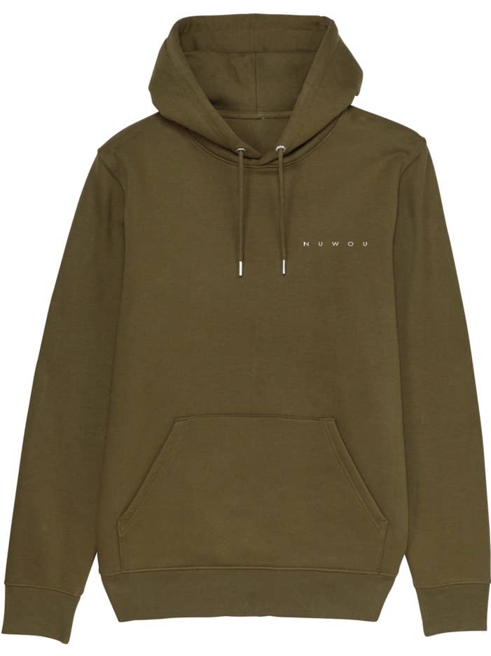 NUWOU - Wholesale Hoodie - Unisex - Unisex hoodie - Khaki
