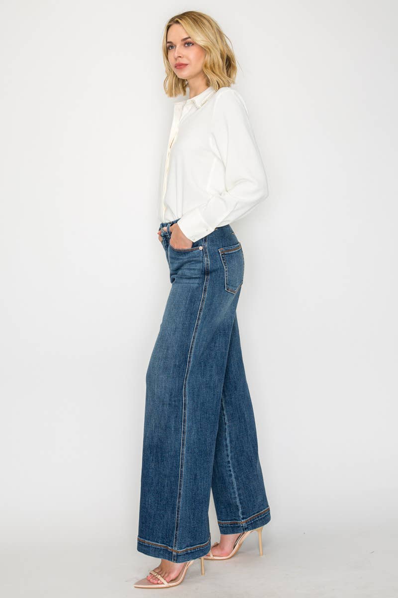 ARTEMIS VINTAGE - Wholesale Jeans - Women's - RELAXED HIGH RISE PALAZZO JEANS6