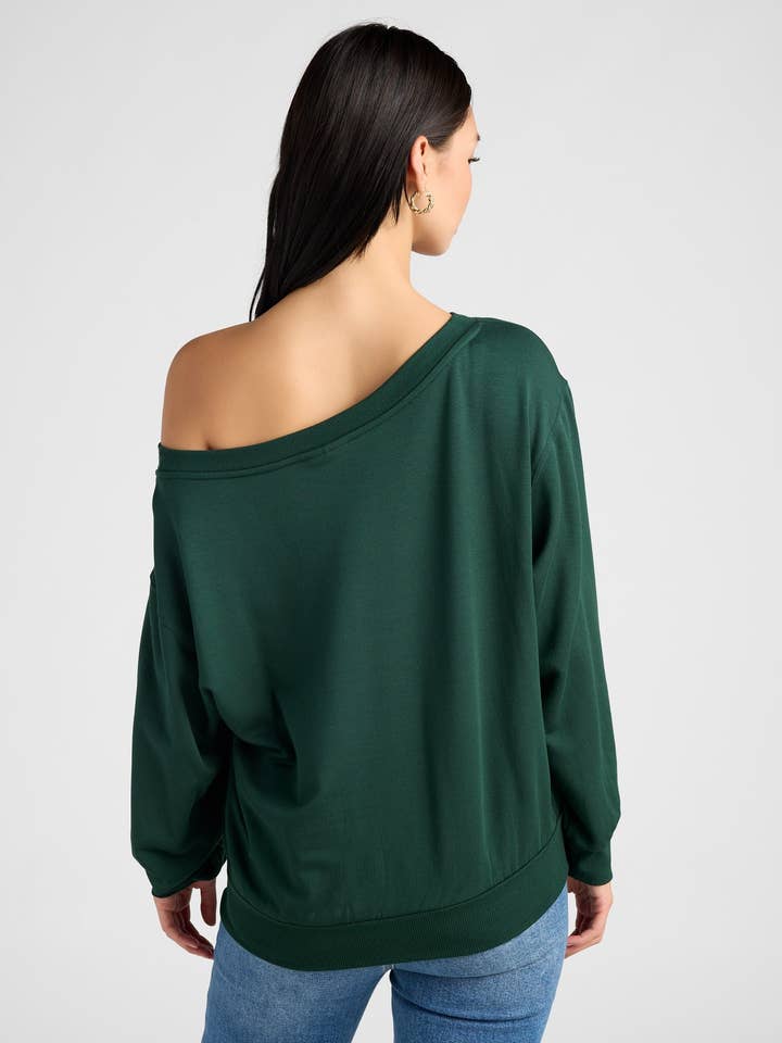 Seventy Eight and Sunny (SEAS) - Wholesale Sweatshirt - Women's - Brooksville One Shoulder Sweatshirt6