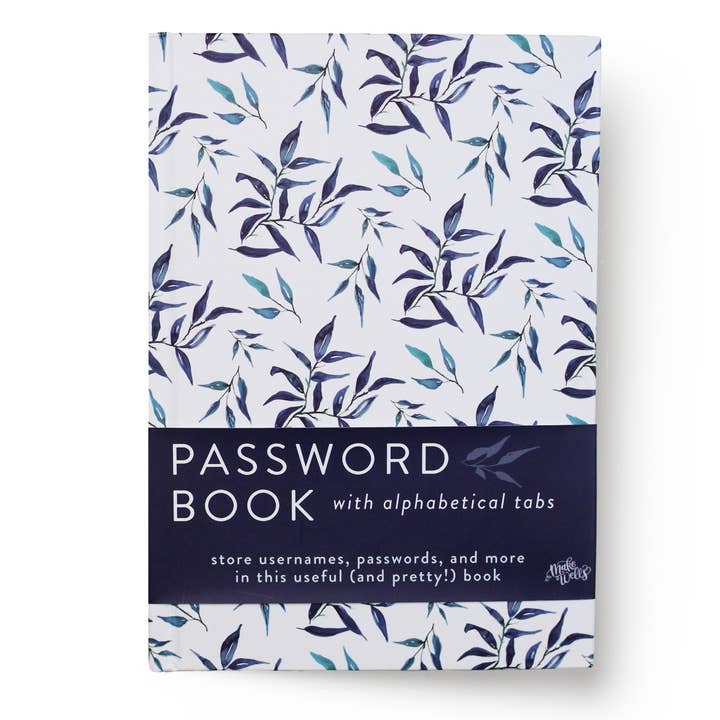 Makewells - Vente Journal intime - Carnet de mots de passe avec onglets alphabétiques et bracelet5