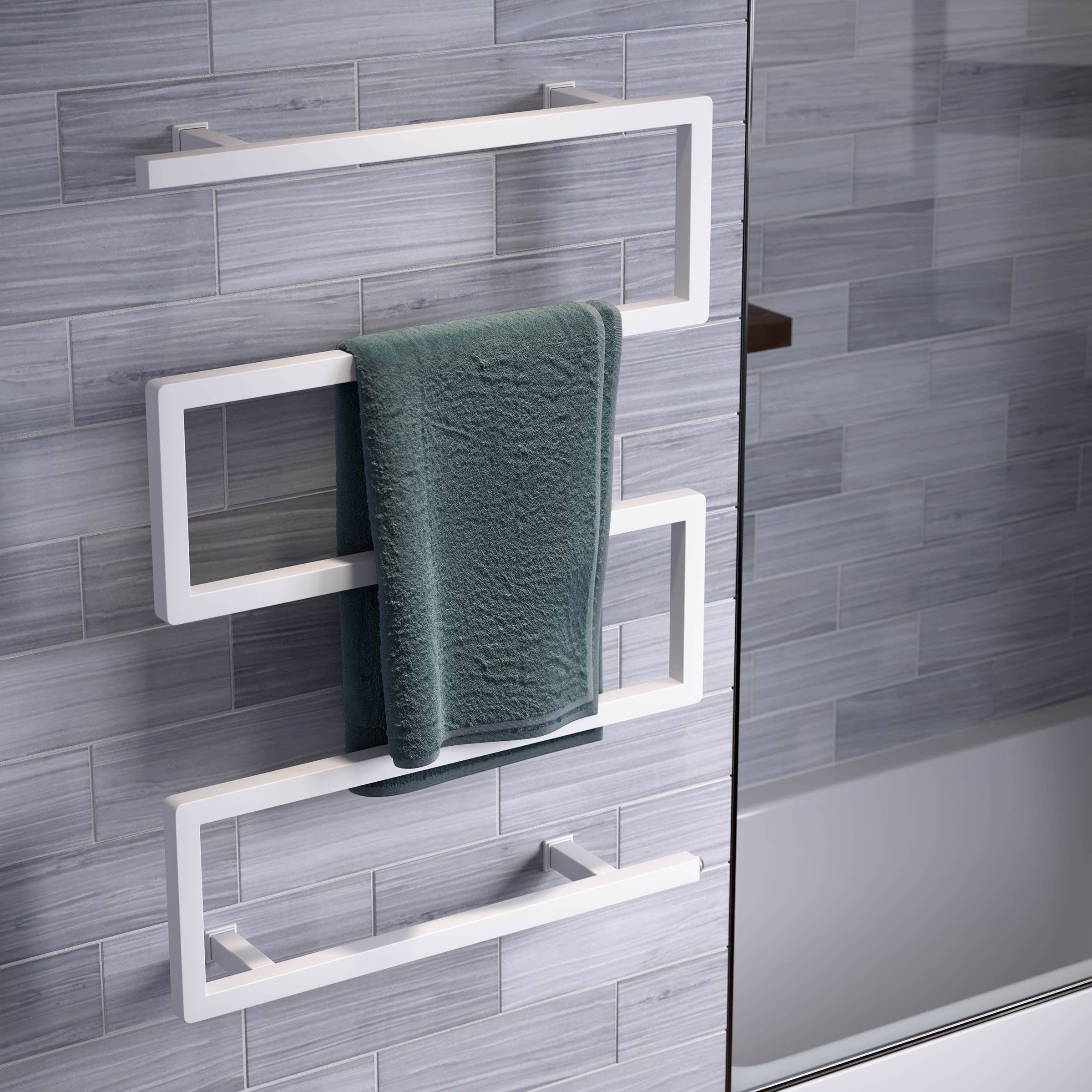 Swiss Madison - Wholesale Towel Holder/Hanger - Voltaire 5-Bar Electric Towel Warmer in Matte White0