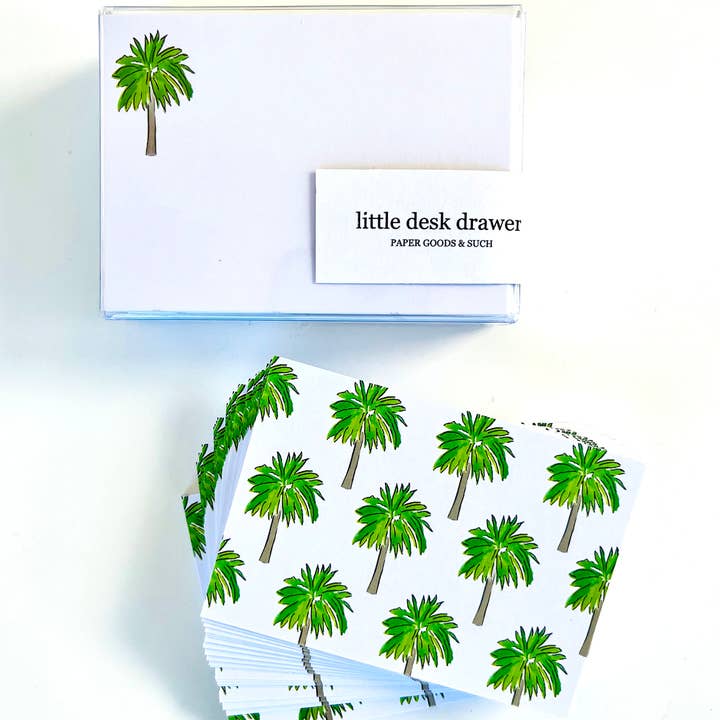 Little Desk Drawer - Wholesale Stationery/Notecard Set - Tiny Cards - Palmetto1
