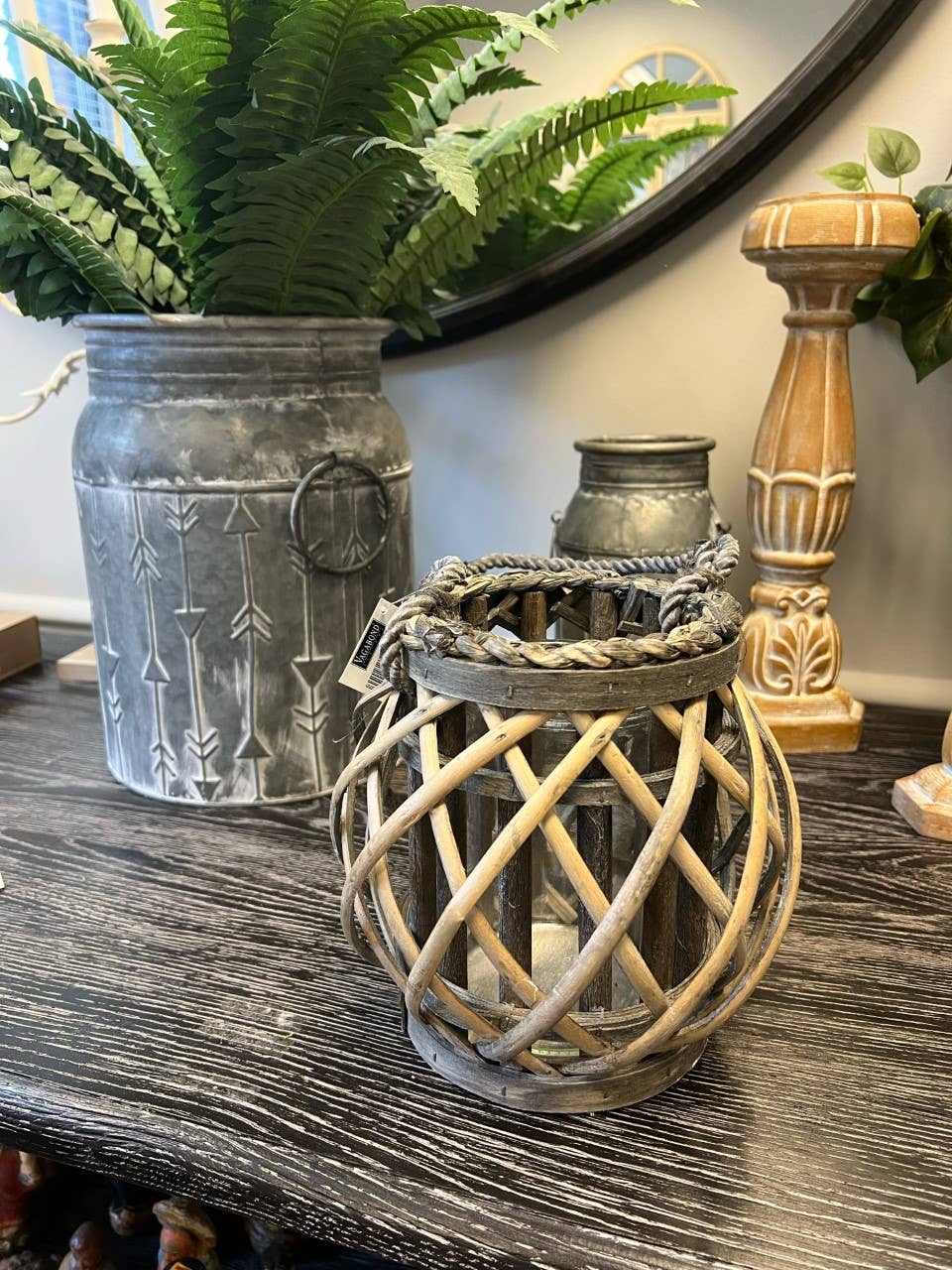 Vagabond Vintage - Vente Lanternes - Lanterne en saule1