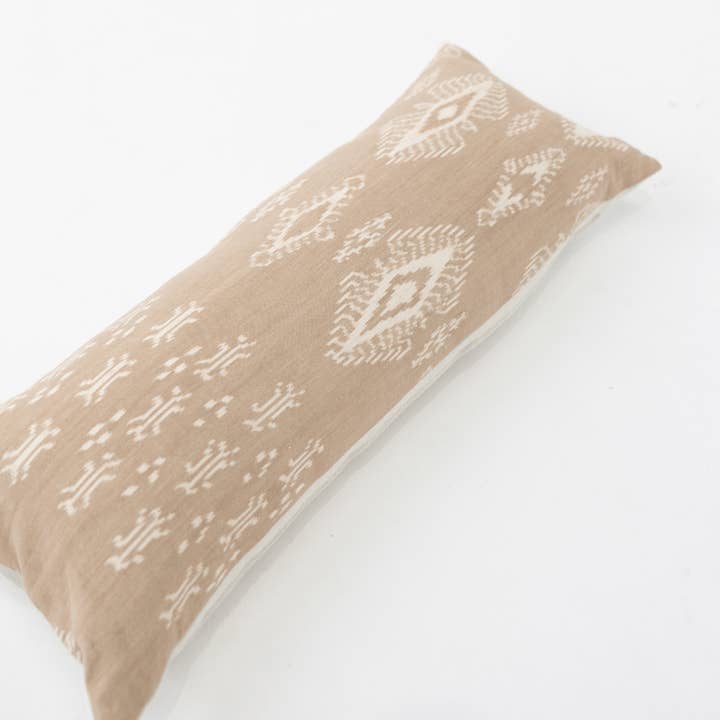 BHD HOME - Wholesale Lumbar pillow - Kilim Ikat Morinda Caramel Long Lumbar Cushion 35 x 90cm4