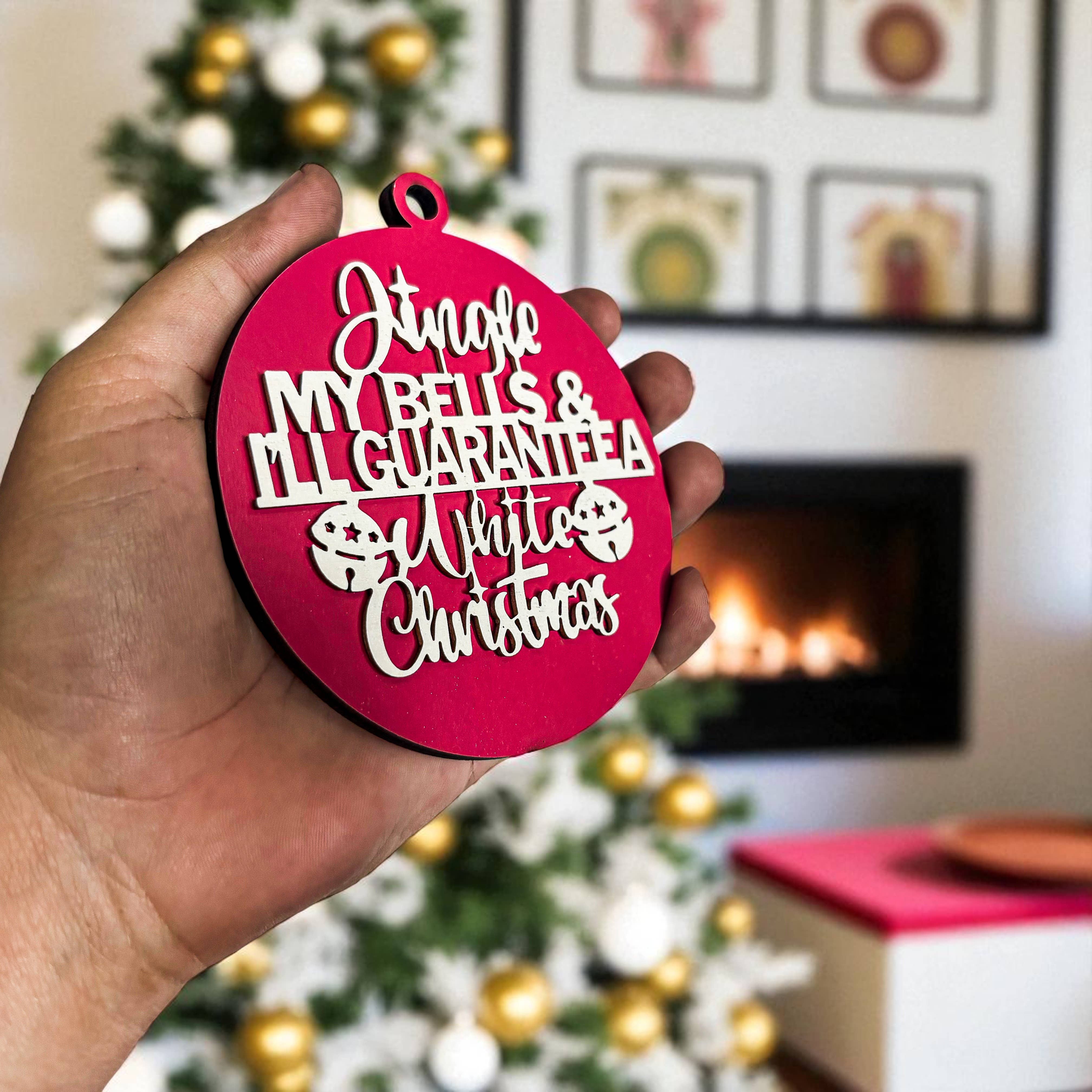 Gia Roma - Wholesale Ornament - Hanging Christmas Decor + Handmade Wooden Ornament Funny114