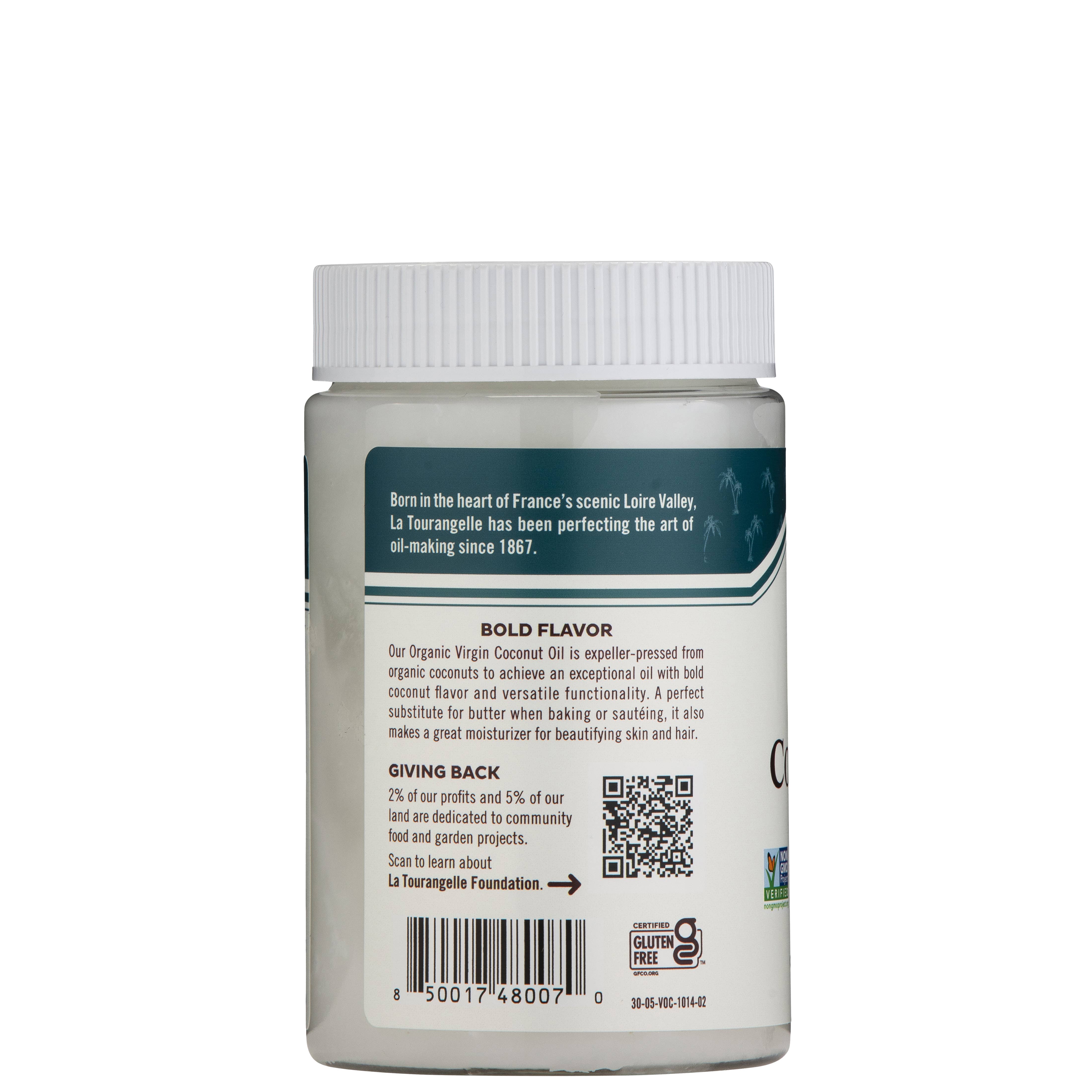 La Tourangelle - Wholesale Cooking Oil - La Tourangelle Organic Virgin Unrefined Coconut Oil, 14Fl Oz8