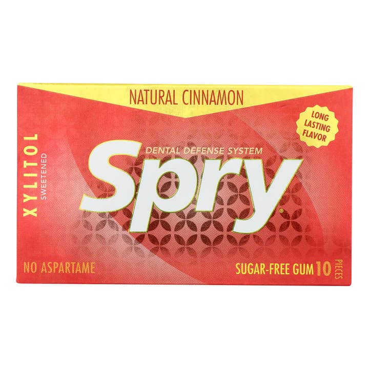 Spry Xylitol Gems - Cinnamon - Case Of 20 - 10 Count for wholesale by Ware Spark