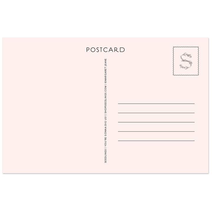 Seedlings – wholesale Postcard set – Vintage Floral Seedlings Postcard Set