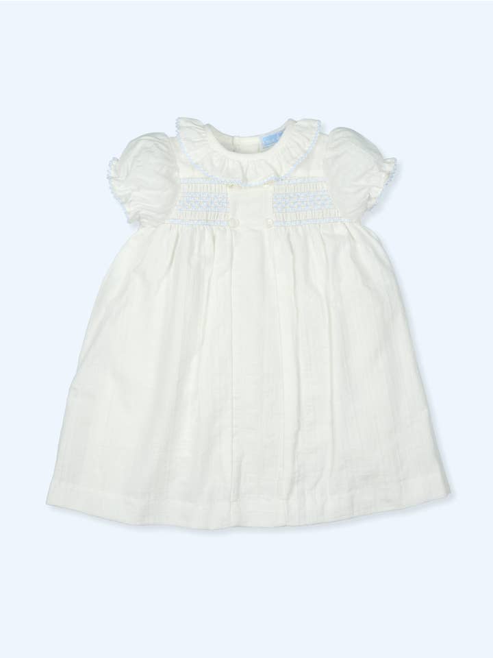 Raw Smock dress with lace on the collar and sleeves SPECIALLY for wholesale on Faire