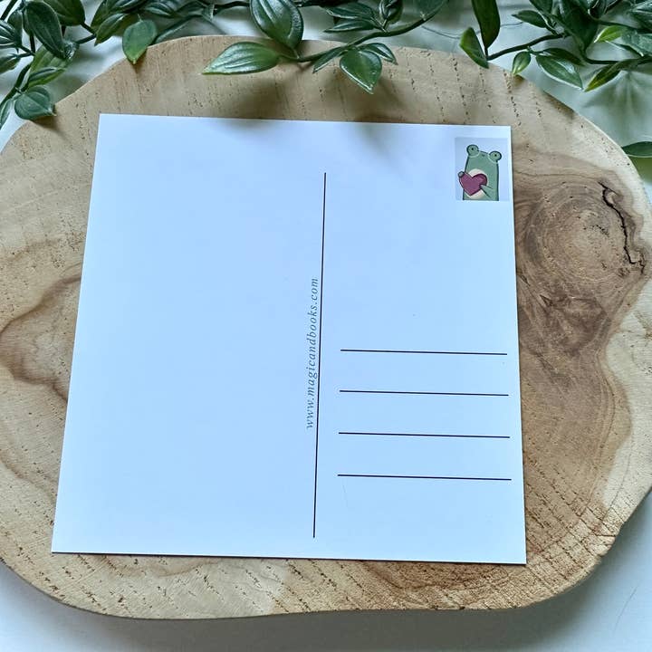 Magic&Books - Wholesale Postcard - Pride & Prejudice Library Quote Postcard2