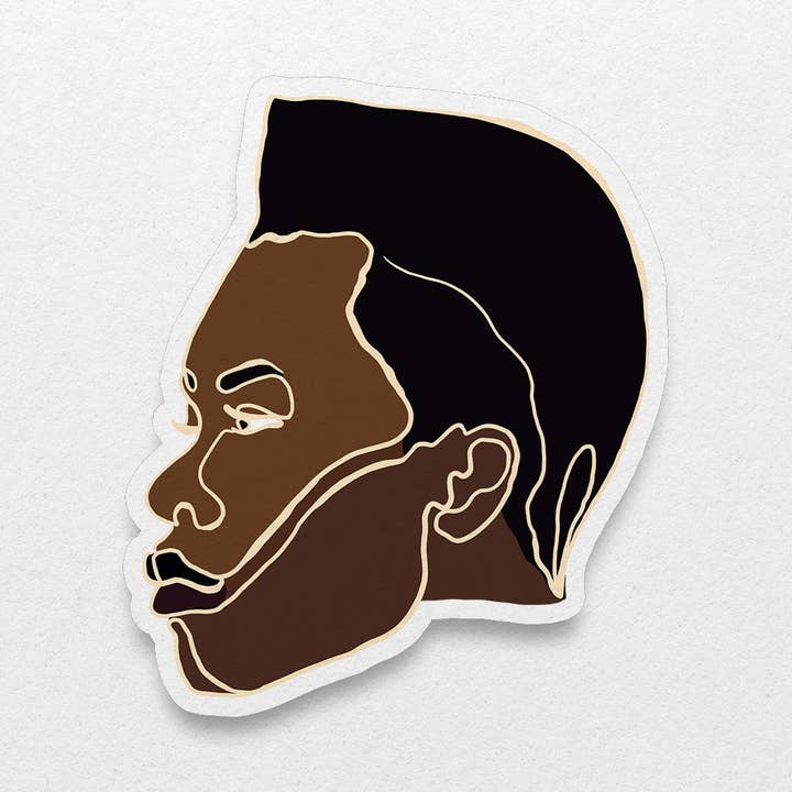 Enkeltlinje Klistermærker med Sorte Kvinder: Fade for engroshandel hos Pounded Yam Productions