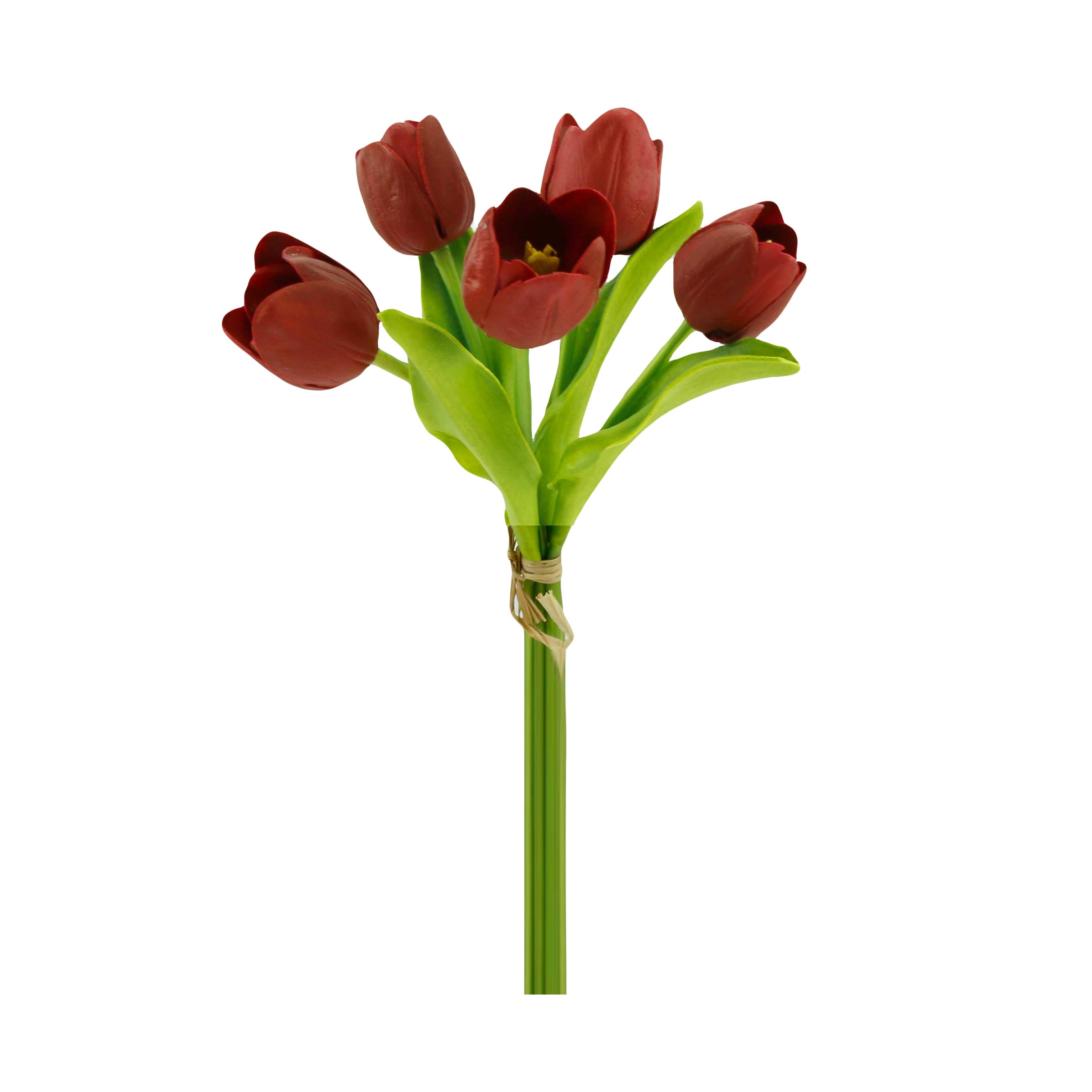 Angel Isabella – wholesale Artificial flowers – Pack of 5-stems Real Touch medium open tulip3