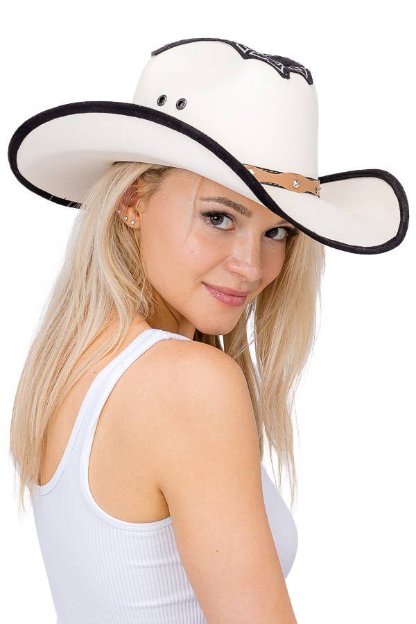 Cap Zone - Wholesale Cowboy Hat - Women's - Embroidered Vaquero Western Cowboy Hat5
