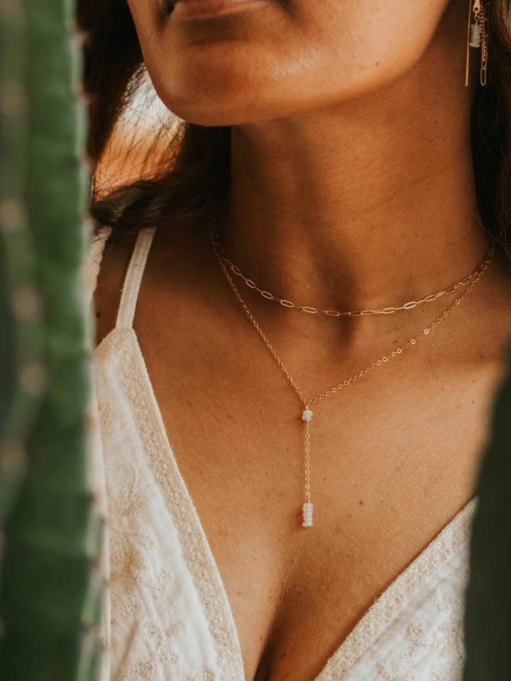 Ezra Lariat | 14kt guld fyllning + sterlingsilver för wholesale av Hello Adorn