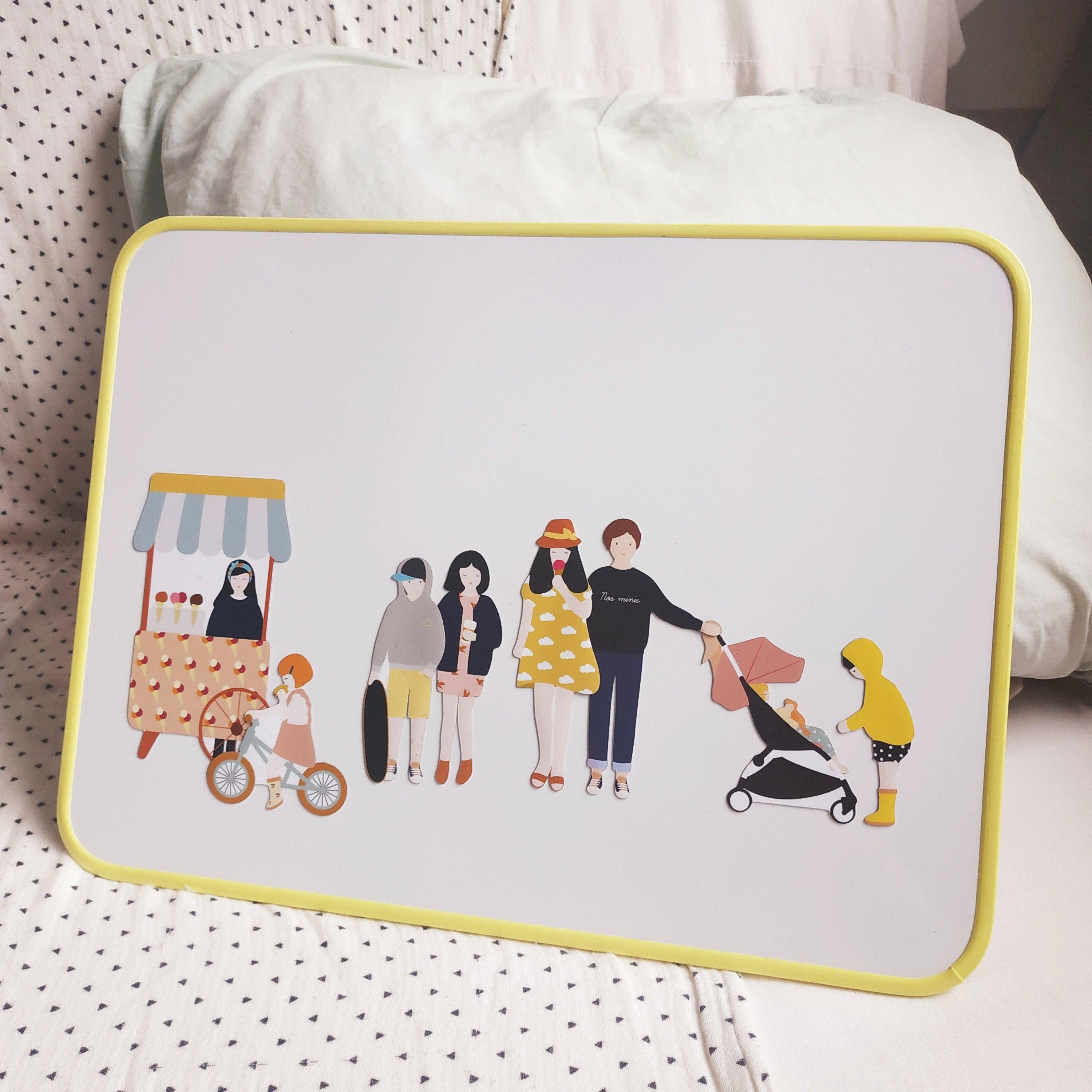 Ma Cabane à Rêves – wholesale Magnet board – Ecole magnetic whiteboard - Anis4