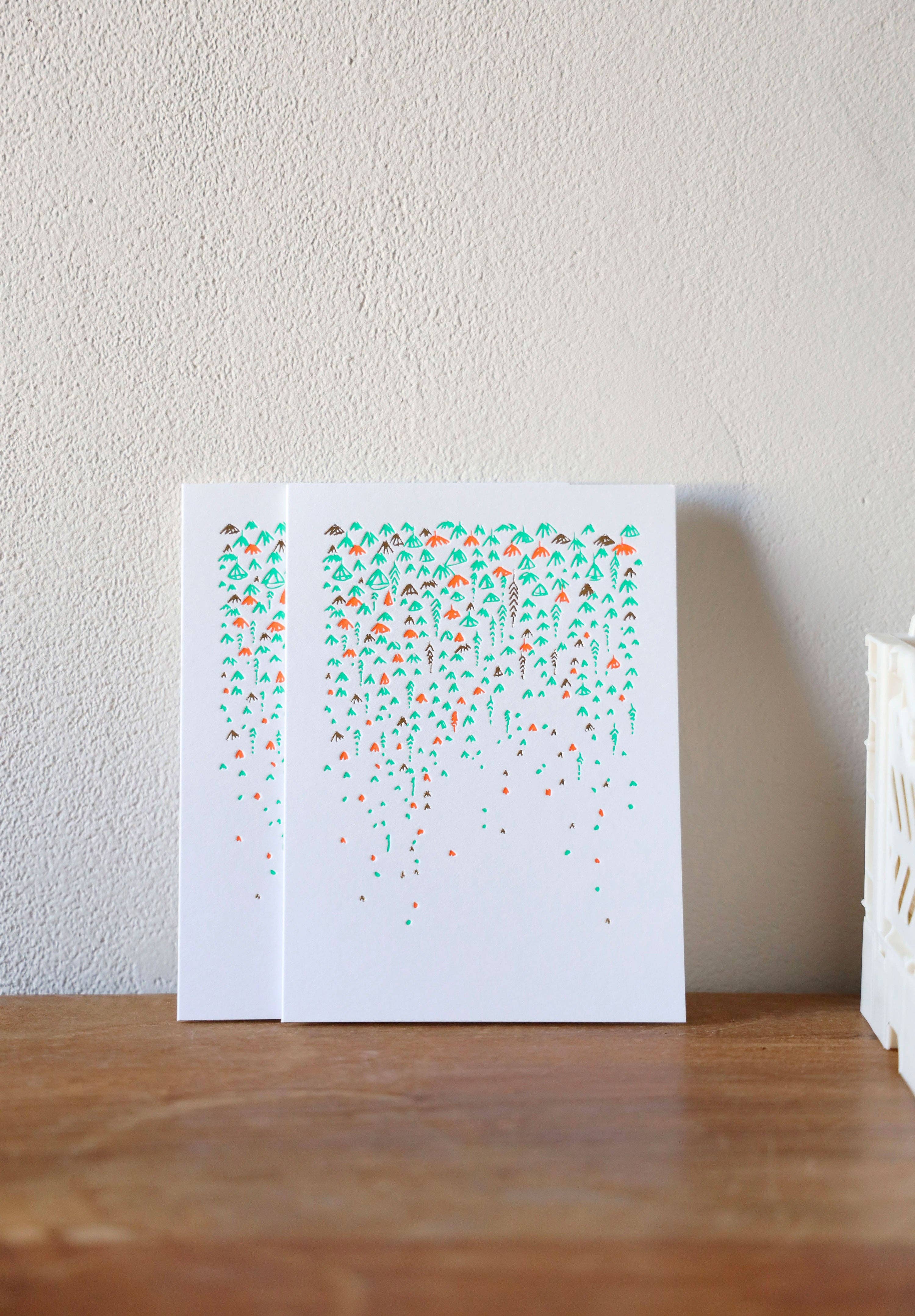 Heing - Wholesale Everyday Greeting Card - The Flowery Rain. Card format0